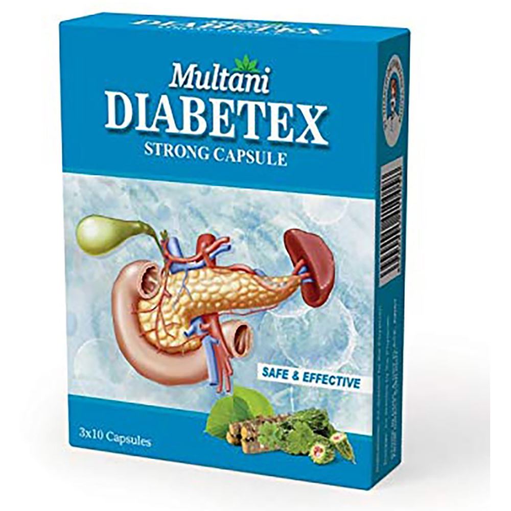 Multani Diabetex Strong Capsules (30caps)