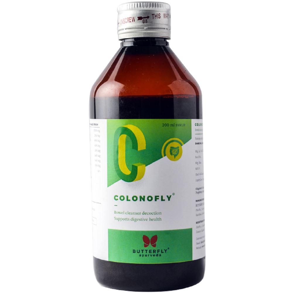Butterfly Ayurveda Colonofly Constipation Relieving Syrup (200ml)