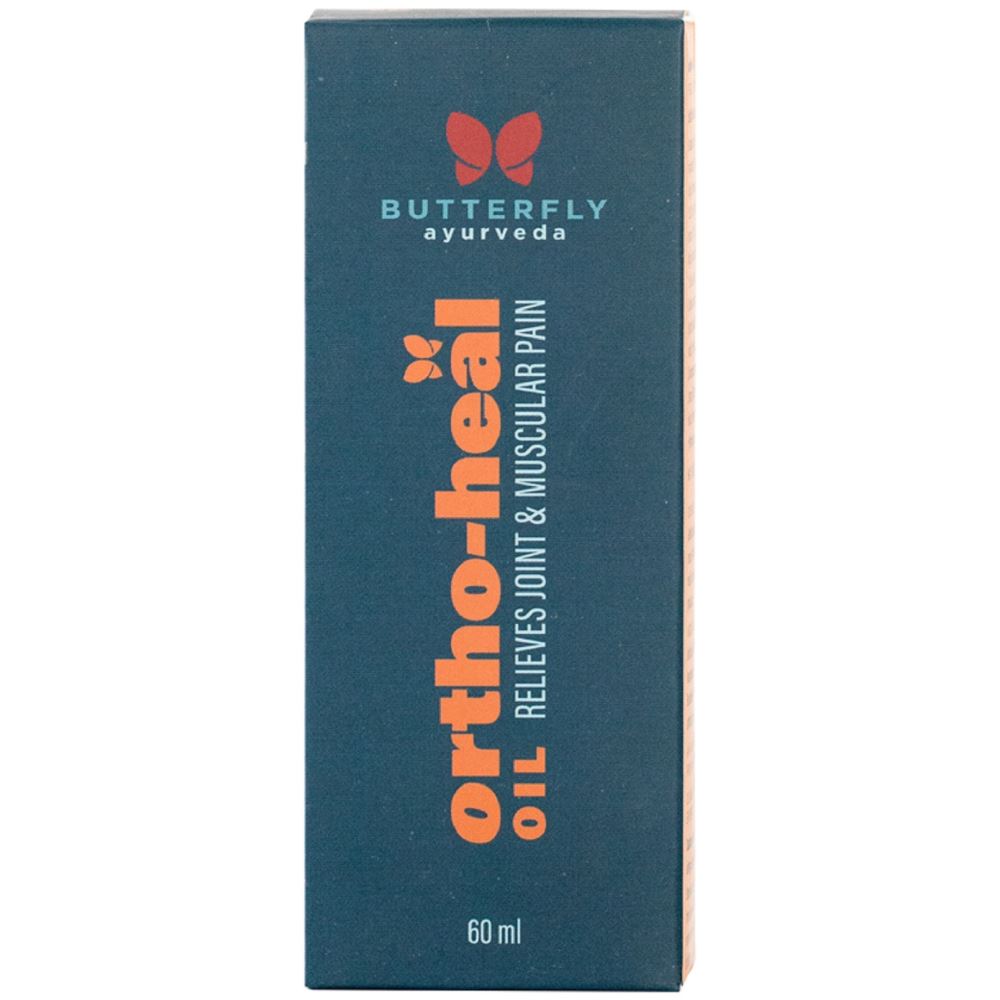 Butterfly Ayurveda OrthoHeal Oil (Relief from Muscular & Joints Pain) (60ml)
