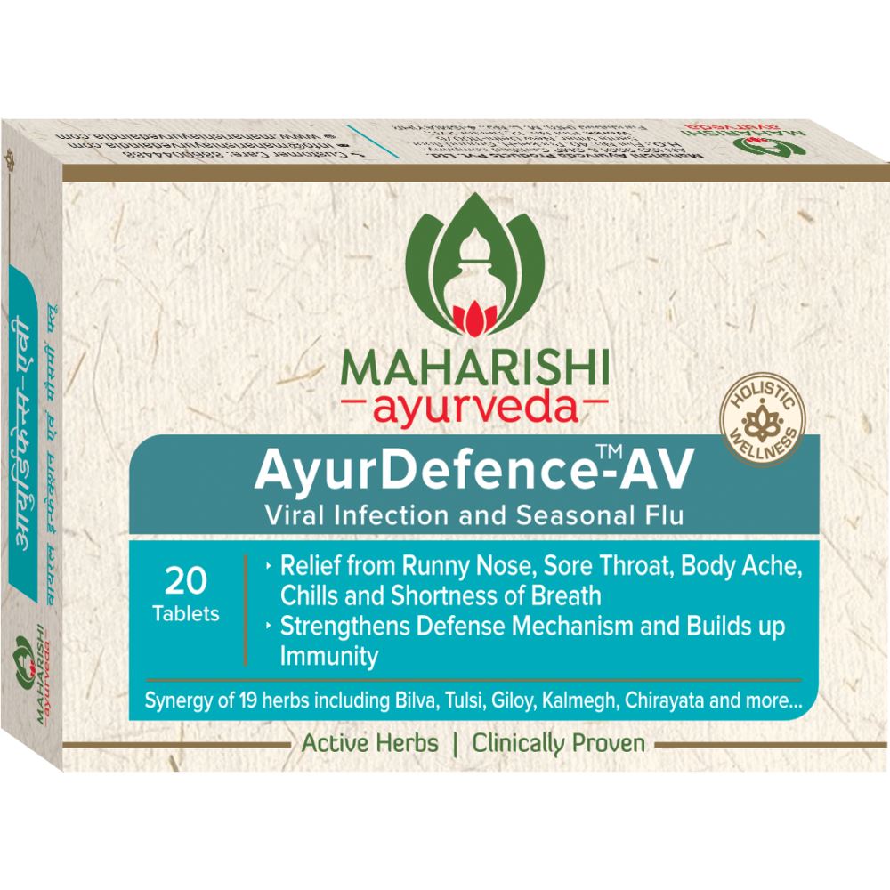 Maharishi Ayurveda Ayurdefence-Av For Viral Infections & Seasonal Tablets (20tab) Maharishi Ayurveda Ayurdefence-Av For Viral Infections & Seasonal Tablets (20tab)