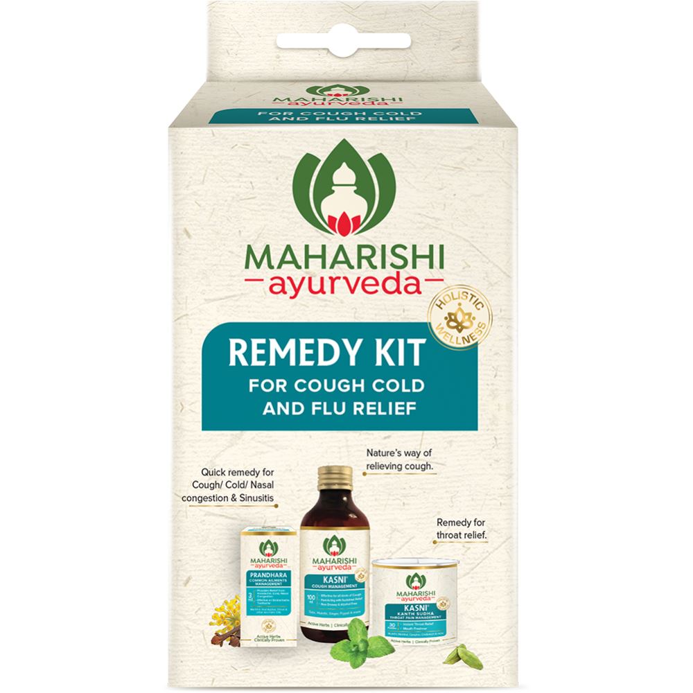 Maharishi Ayurveda Remedy Kit For Cough, Cold & Flu (1Pack)