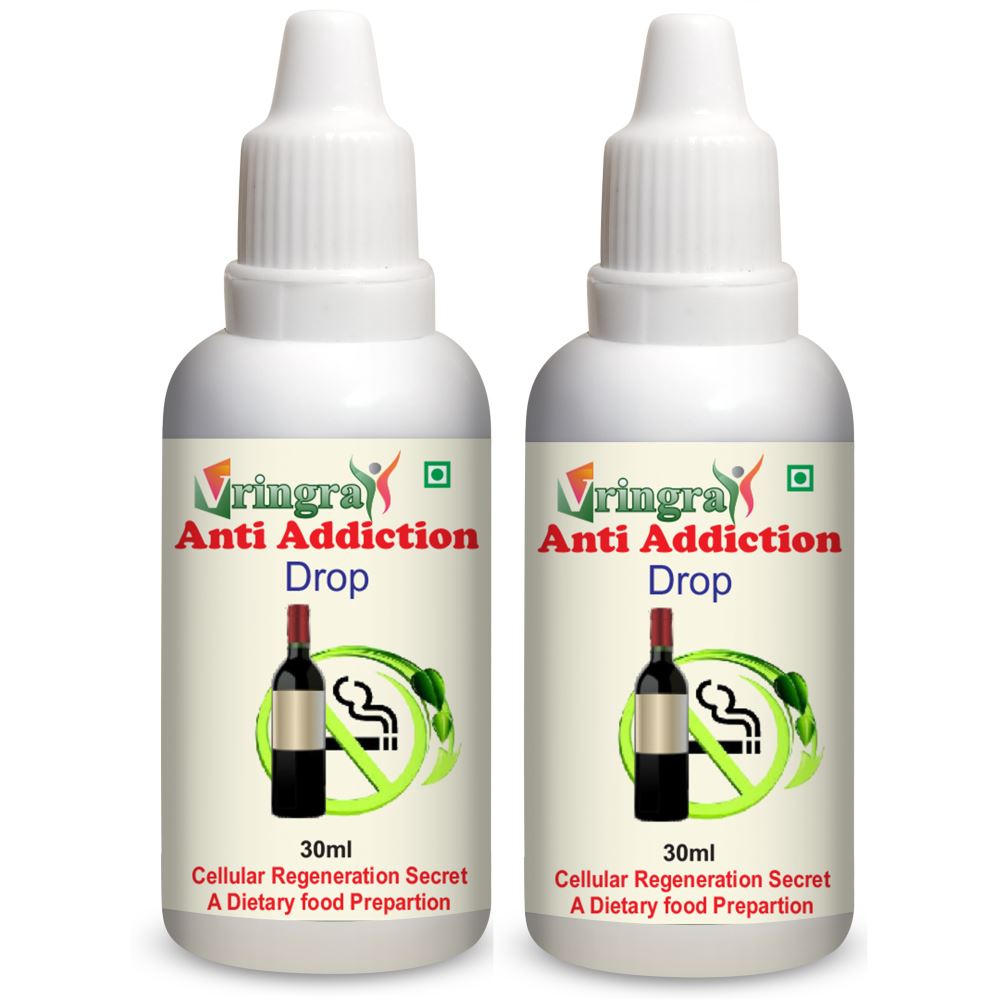 Vringra Anti Addiction Drops (30ml, Pack of 2)