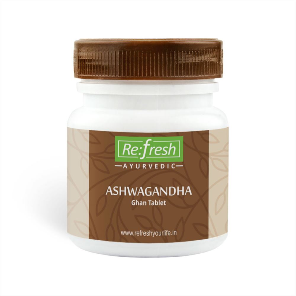 Refresh Ayurvedic Ashwagandha Ghan Tablet (120tab)