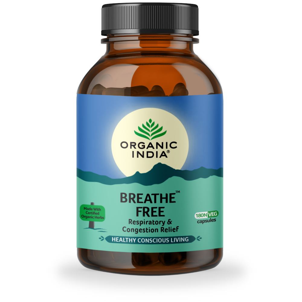 Organic India Breathe Free Capsules (180caps)