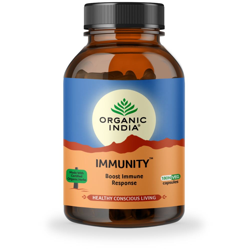 Organic India Immunity Capsules (180caps)