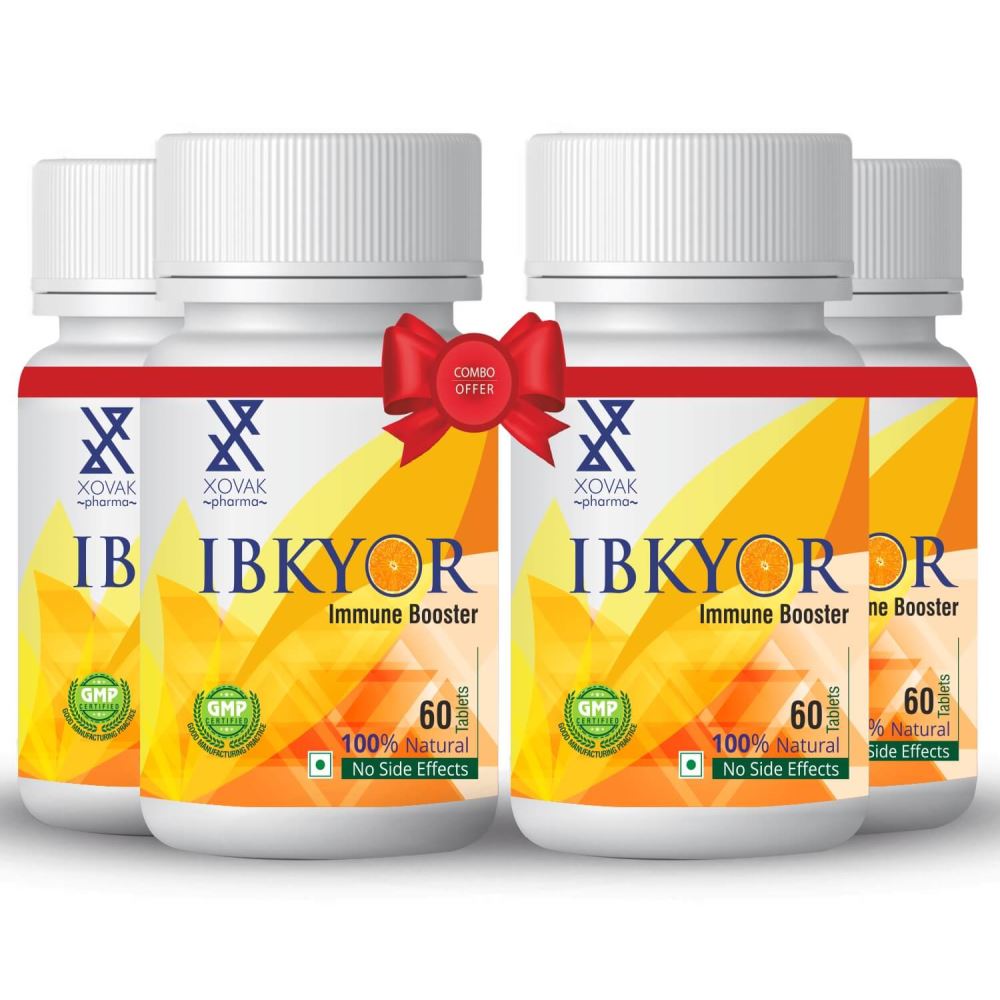 Xovak Pharma Ibkyor Tablets For Immunity Booster (60tab, Pack of 4)