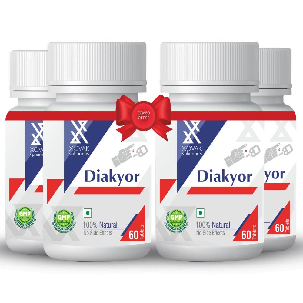 Xovak Pharma Diakyor Tablets (60tab, Pack of 4)