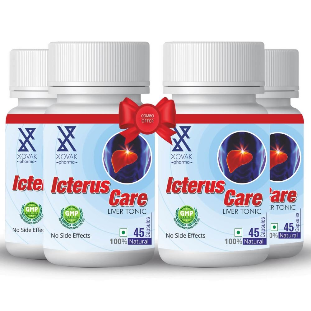 Xovak Pharma Icterus Care Capsule (45caps, Pack of 4)