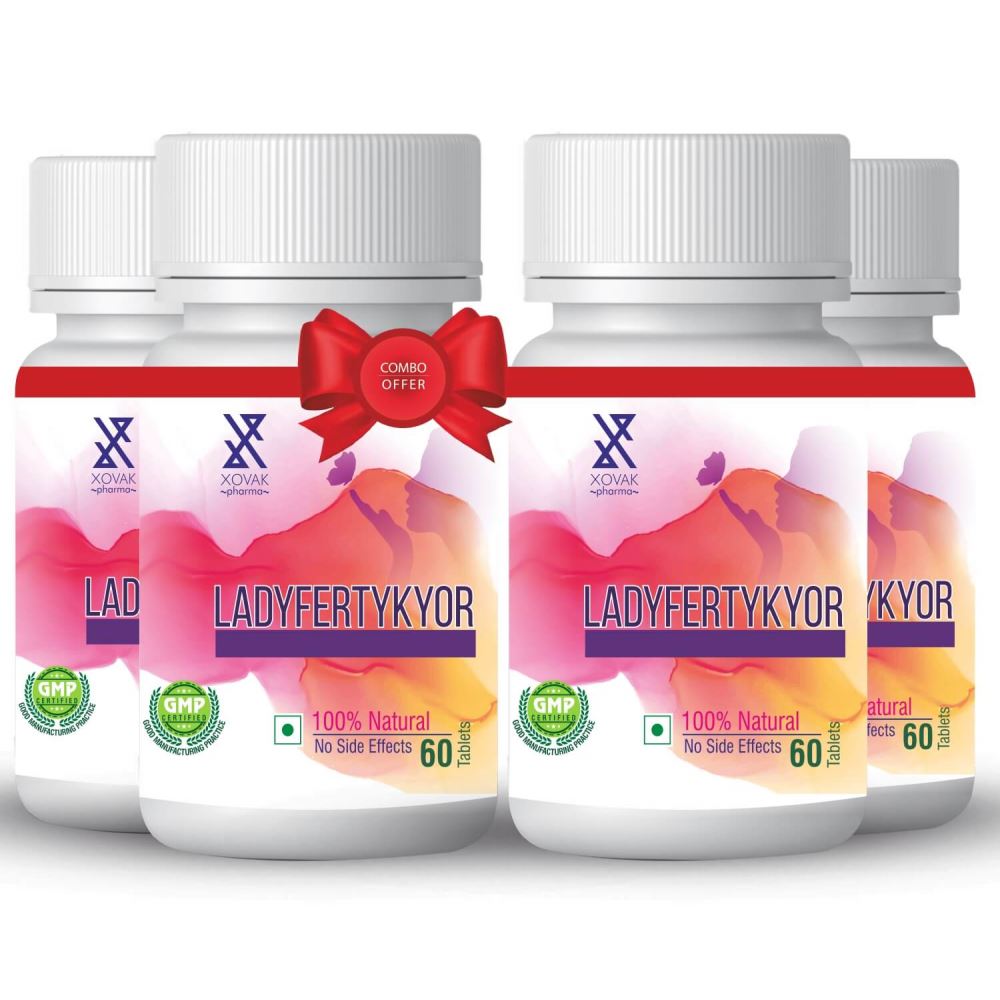 Xovak Pharma Ladyfertykyor Tablets (60tab, Pack of 4)