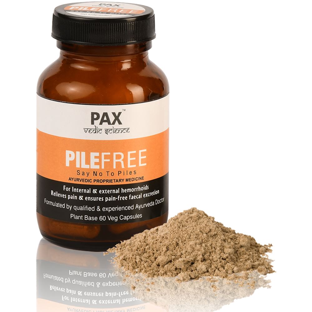 Pax Naturals Pilefree Plant Based Veg Capsule (60caps)