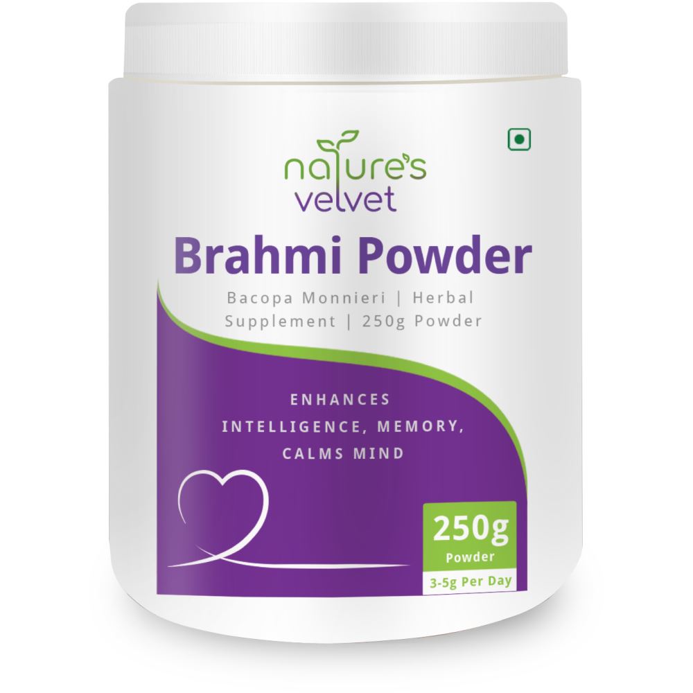 Natures Velvet Brahmi Powder Bacopa Monnieri (250g)