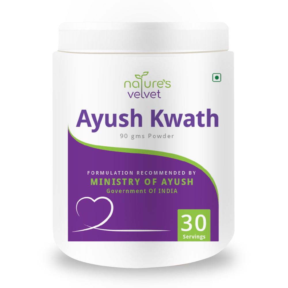 Natures Velvet Ayush Kwath Kadha Immunity Booster Powder (90g)