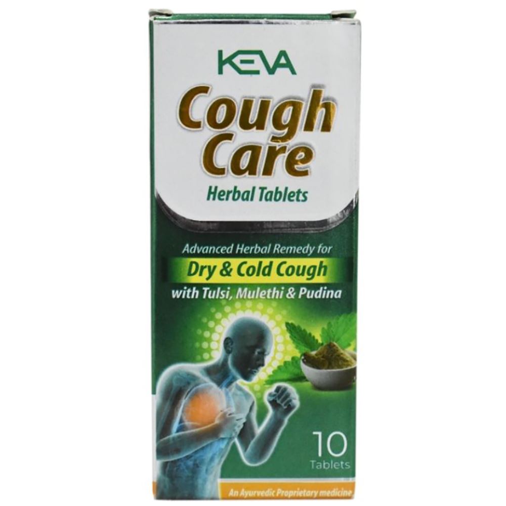 Keva Cough Care Chewable Tablets For Dry & Cold Cough (10tab)