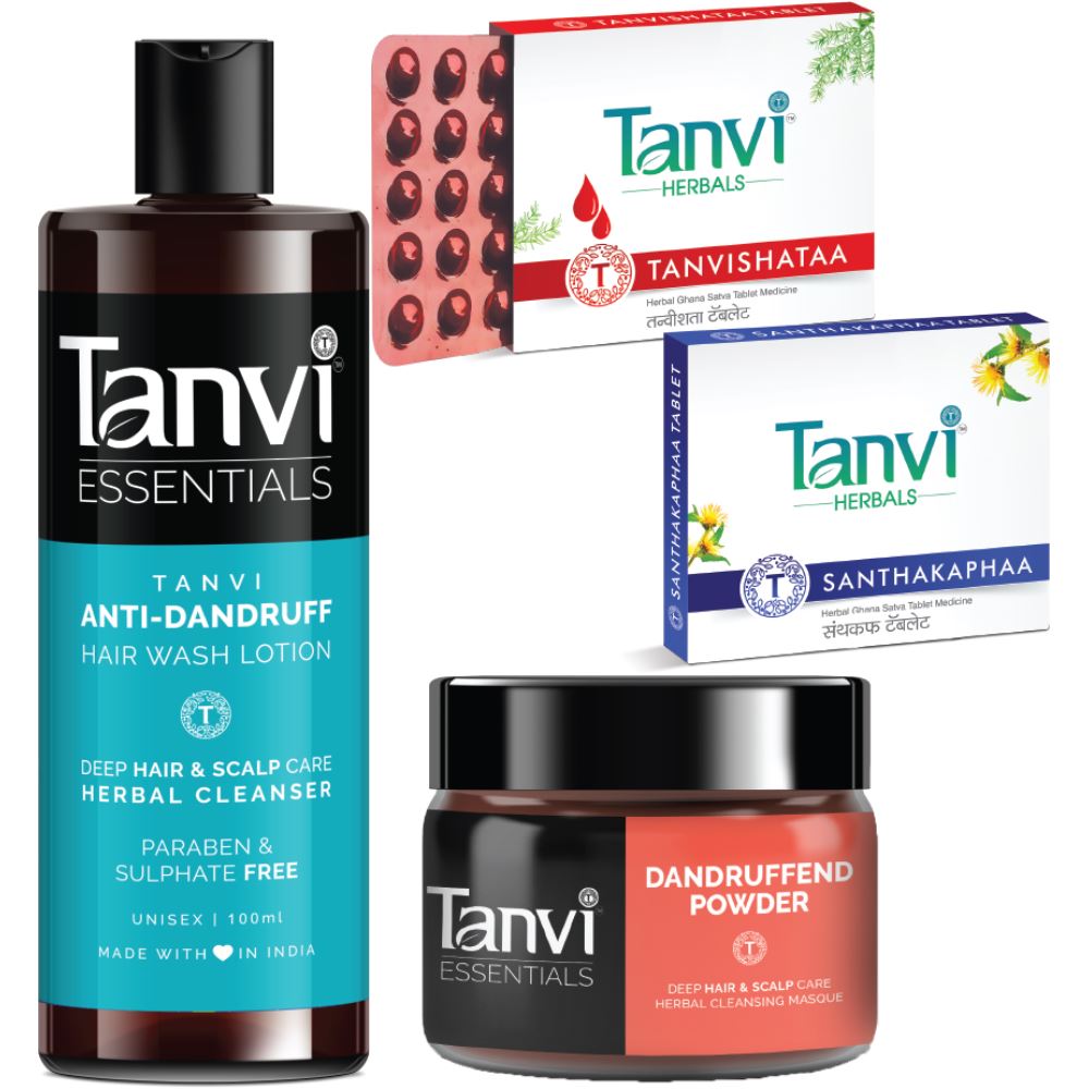 Tanvi Herbals Anti Dandruff Hair Kit (1Pack)