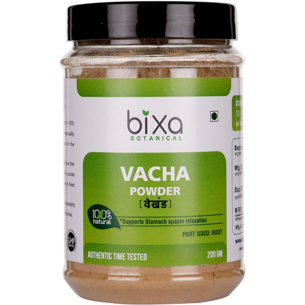 Bixa Botanical Vacha Root Powder Acorus Calamus (200g)