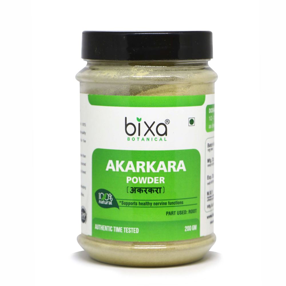 Bixa Botanical Akarkara Root Powder Anacyclus Pyrethrum (200g)