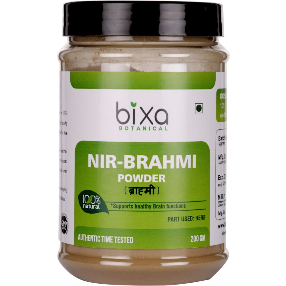 Bixa Botanical Nir Brahmi Herb Powder Bacopa Monnieri (200g)