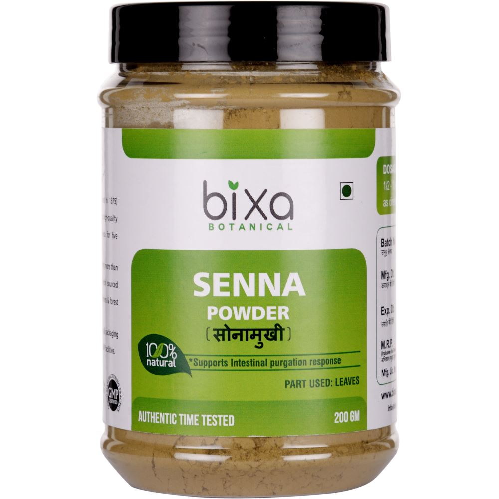 Bixa Botanical Senna Leaves Powder Cassia Angustifolia (200g)