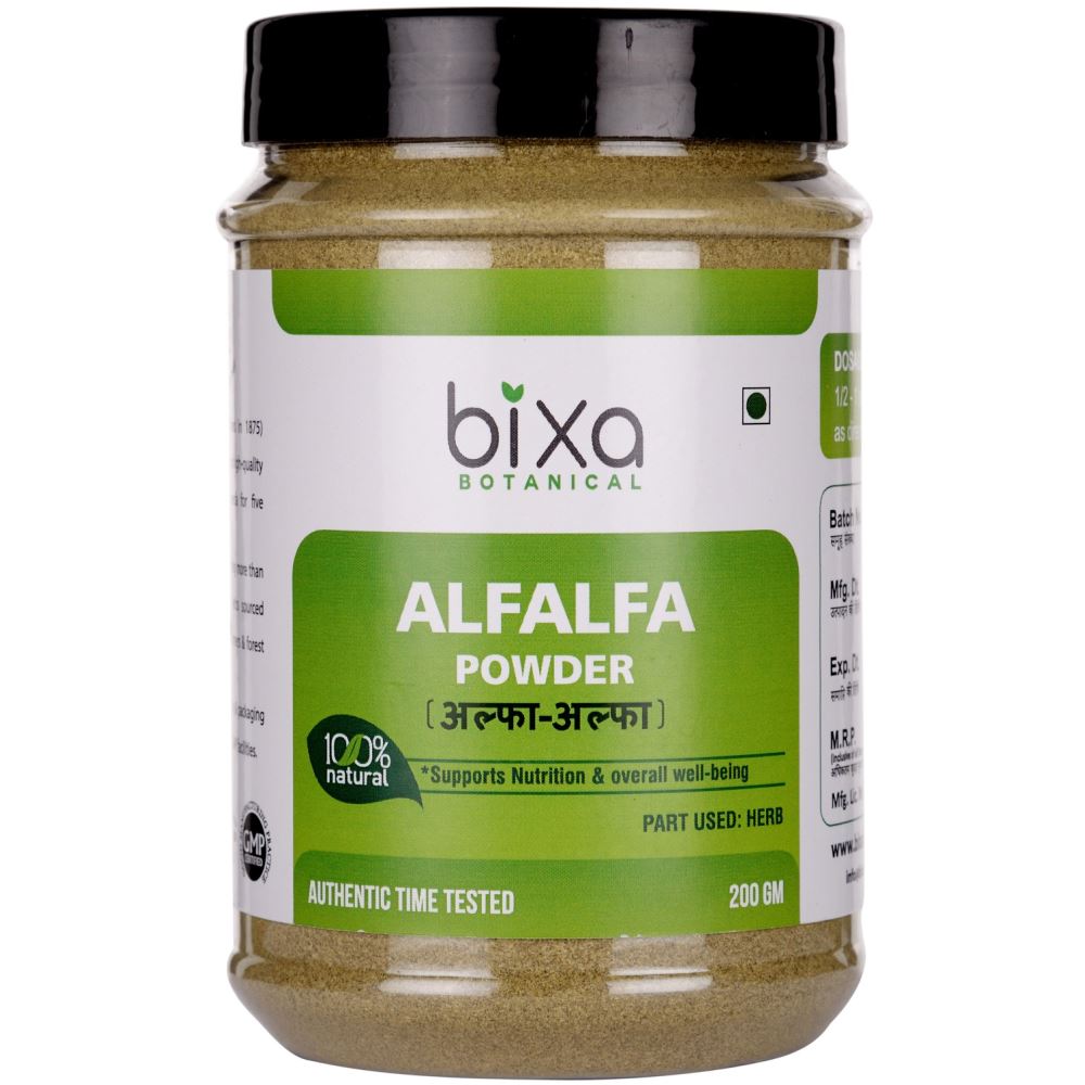 Bixa Botanical Alfalfa Herb Powder Medicago Sativa (200g) Buy Bixa