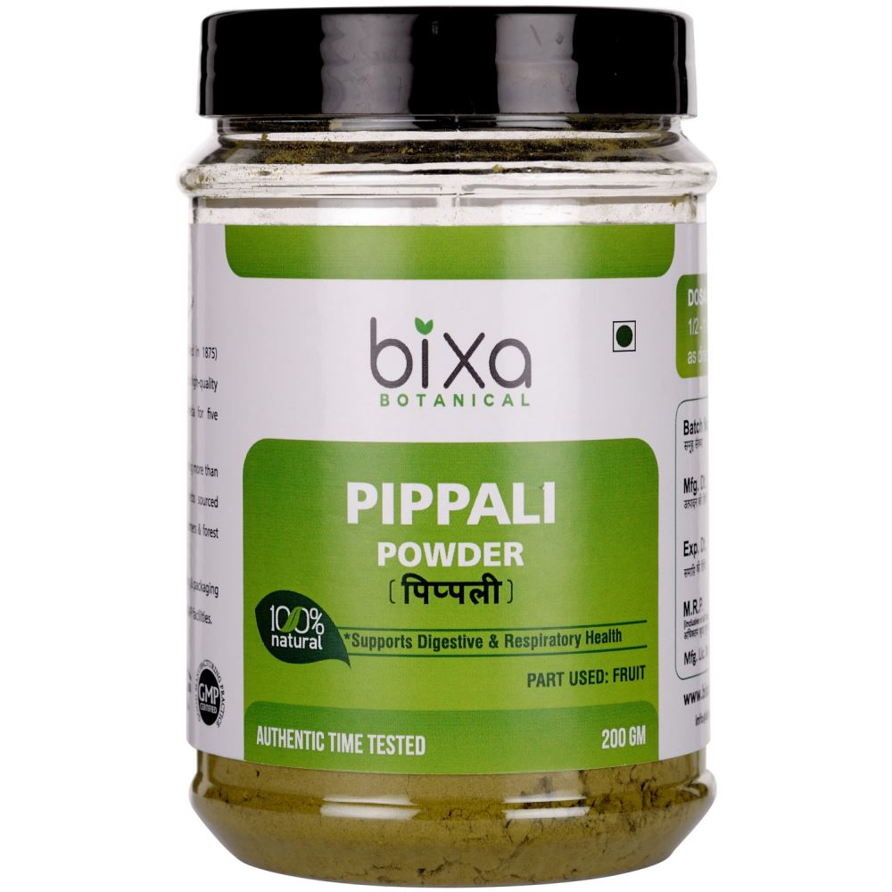 Bixa Botanical Pippali Fruit Powder Piper Longum (200g)