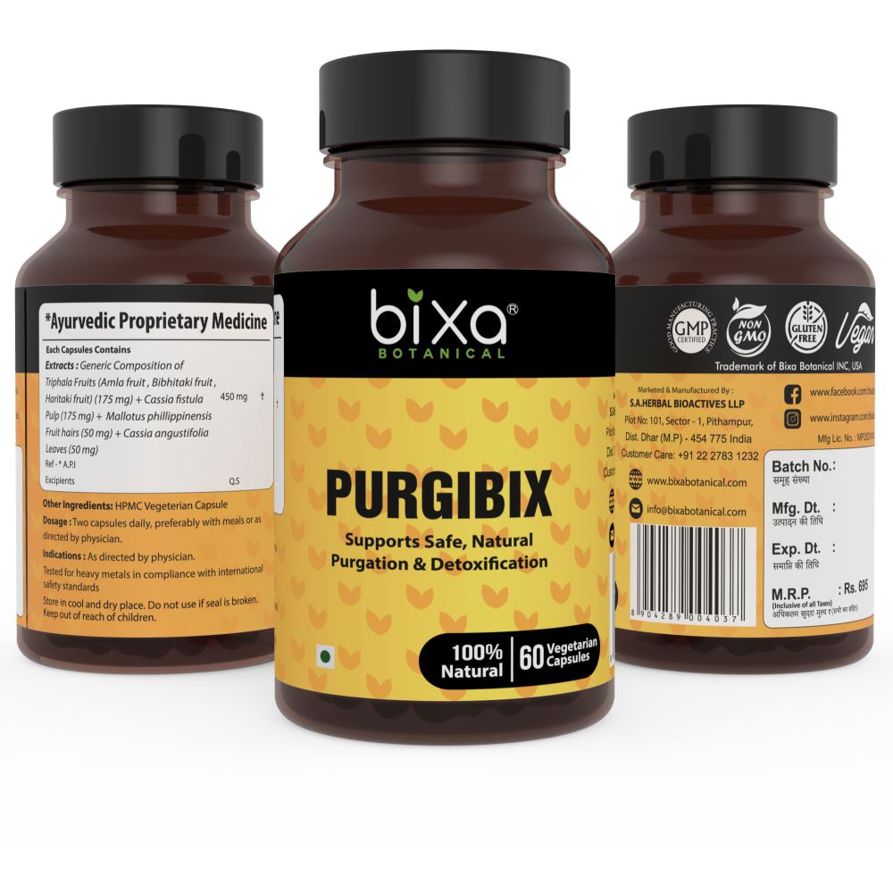 Bixa Botanical Purgibix Capsules (60caps)