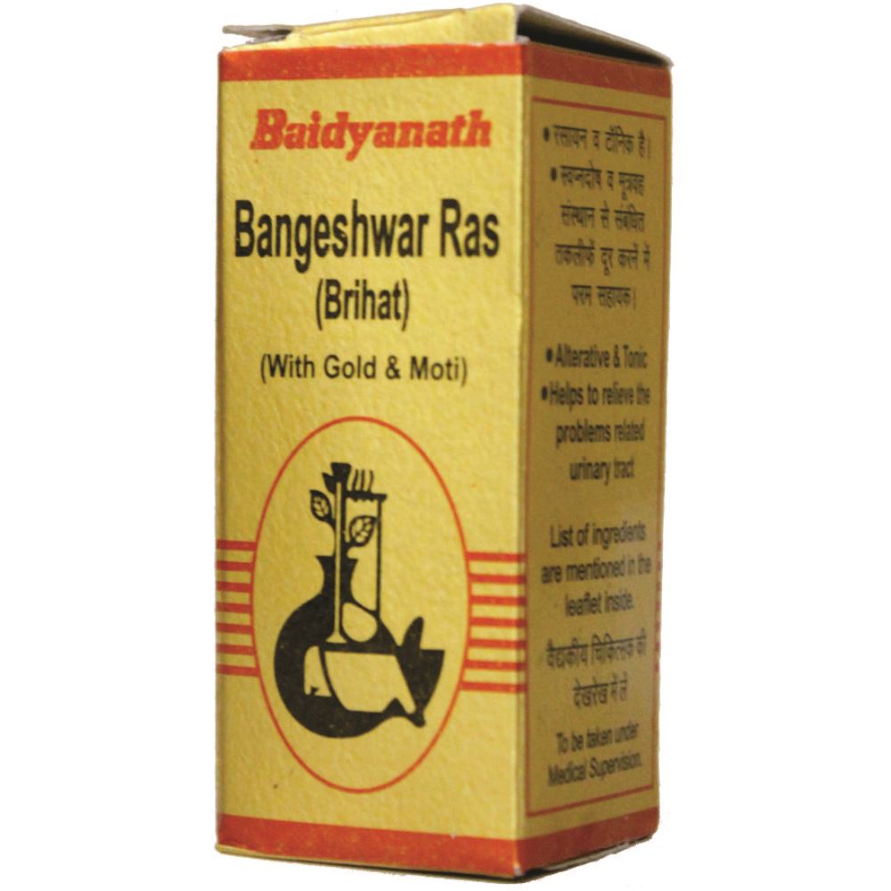 Baidyanath (Nagpur) Bangeshwar Ras Brihat With Gold And Pearl (25tab)