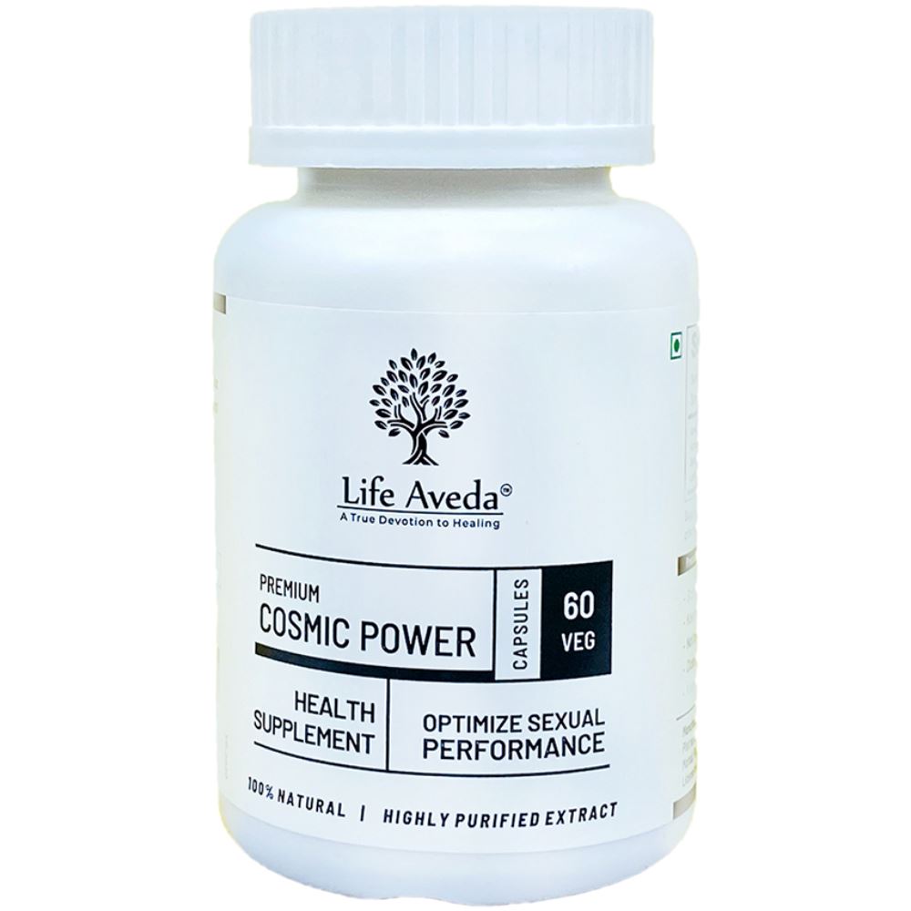 Life Aveda Premium Cosmic Power (500Mg) Veg Capsules (60caps)