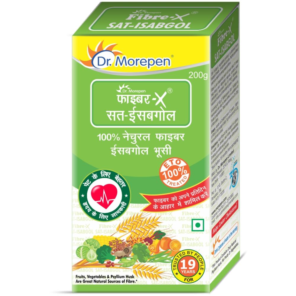 Dr. Morepen Fibre X Sat Isabgol Powder (200g)