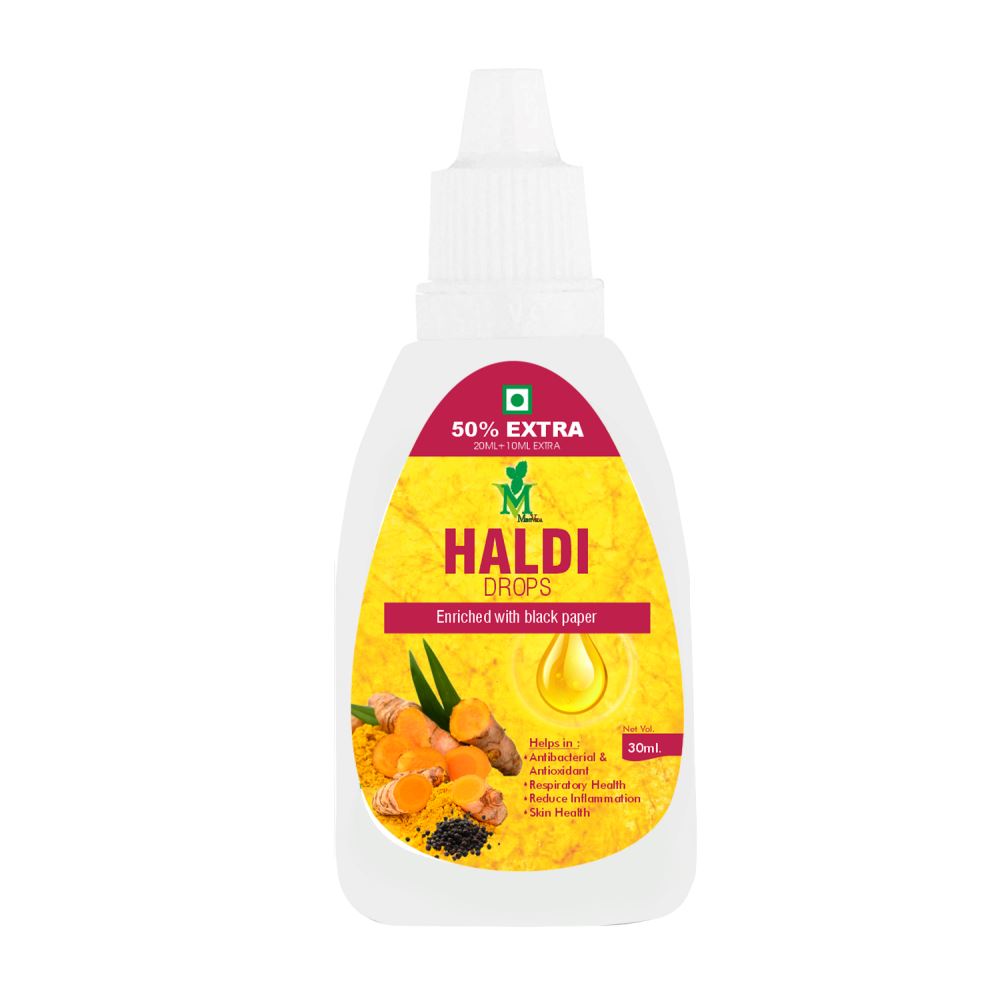 Mint Veda Haldi Drop ( Turmeric + Black Papper) (30ml)