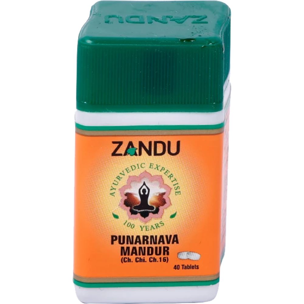 Zandu Punarnava Mandur (40tab)