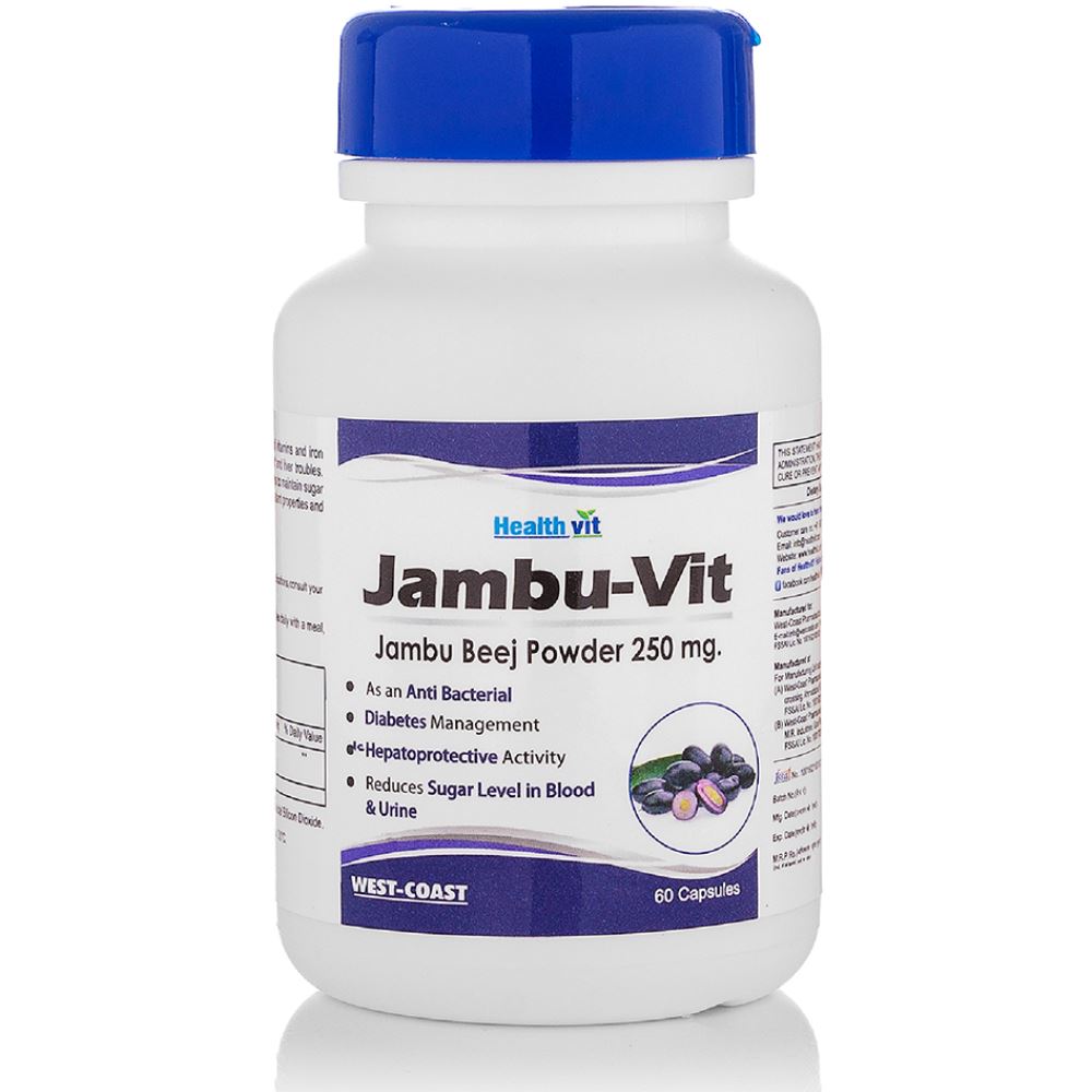 Healthvit Jambu-Vit Jambo Beej Powder 250Mg (60caps)