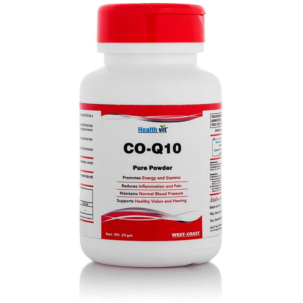 Healthvit Co-Q10 50Mg Pure Powder (20g)