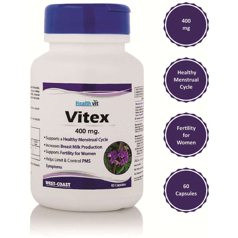 Healthvit Vitex Chasteberry Fruit Extract 400Mg (60caps)