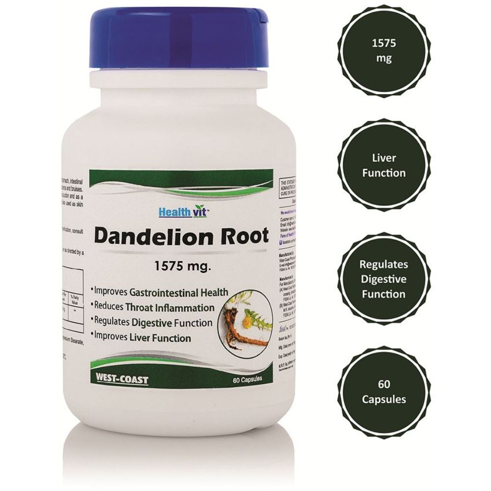 Healthvit Dandelion Root 1575Mg (60caps)