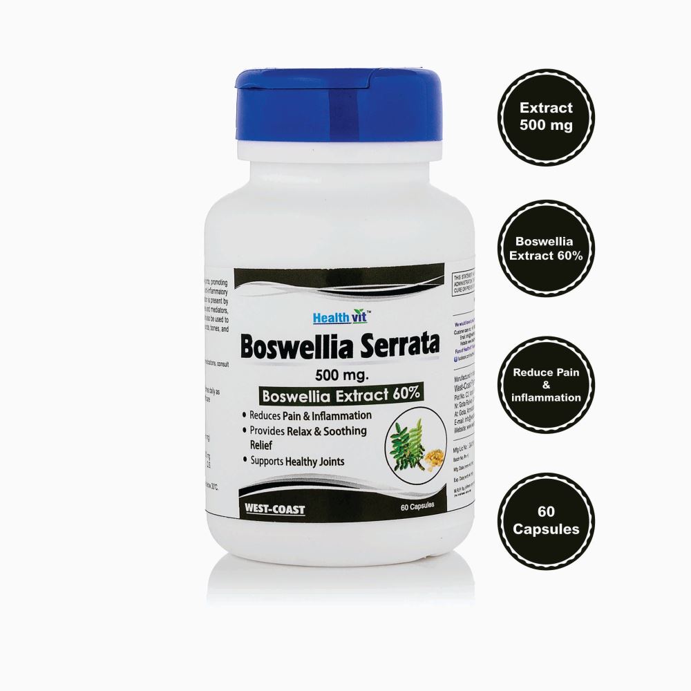 Healthvit Boswellia Serrata Extract 500Mg (60caps)