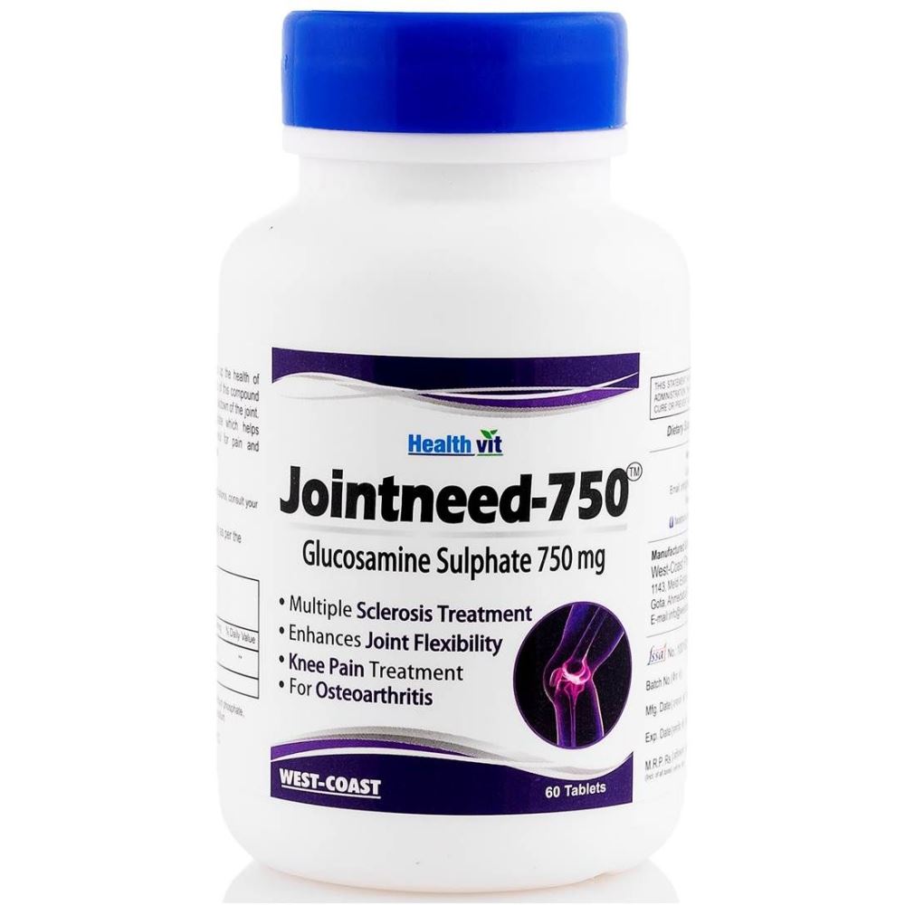Healthvit Jointneed-750 Glucosamine Sulphate 750Mg (60tab)