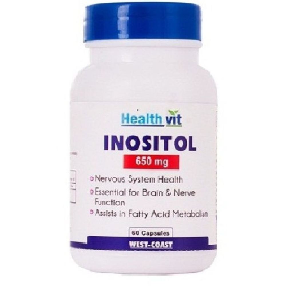 Healthvit Inositol 650Mg (60caps)
