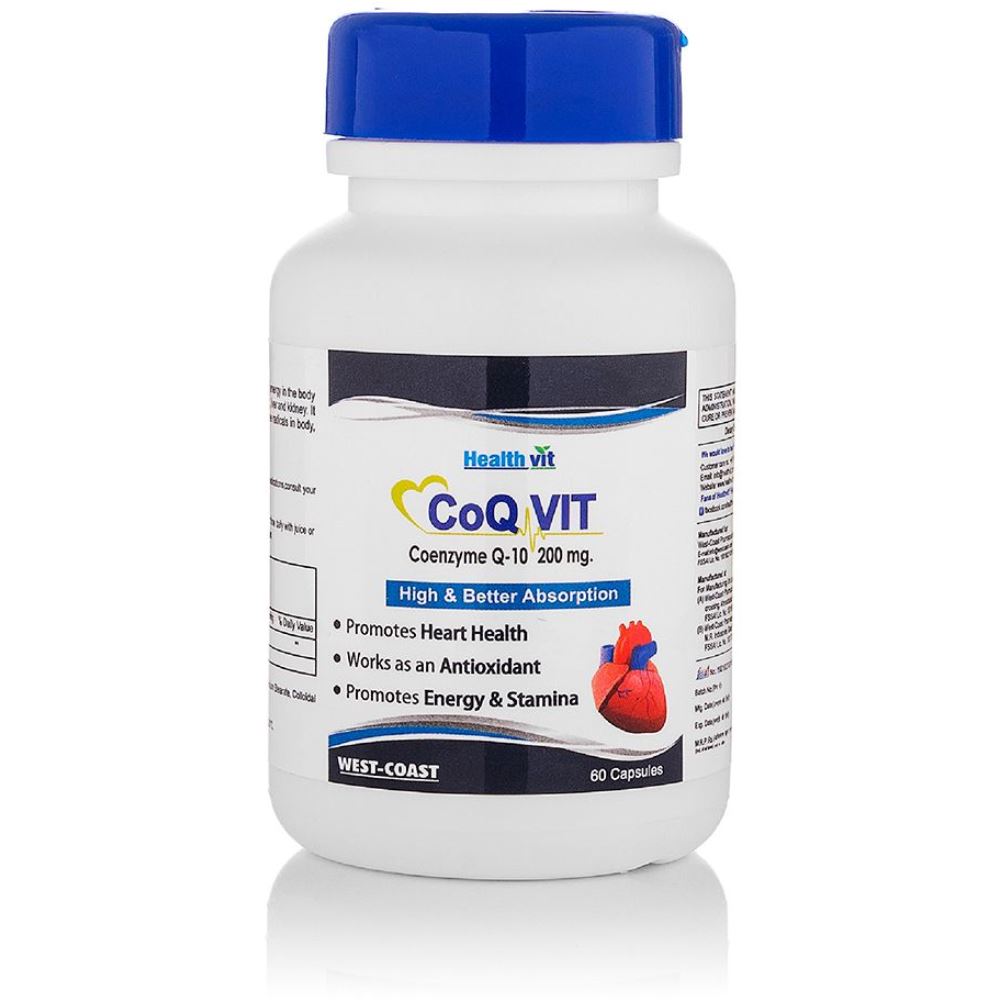 Healthvit High Absorption Co-Qvit Coenzyme Q10 - 200Mg (60caps)