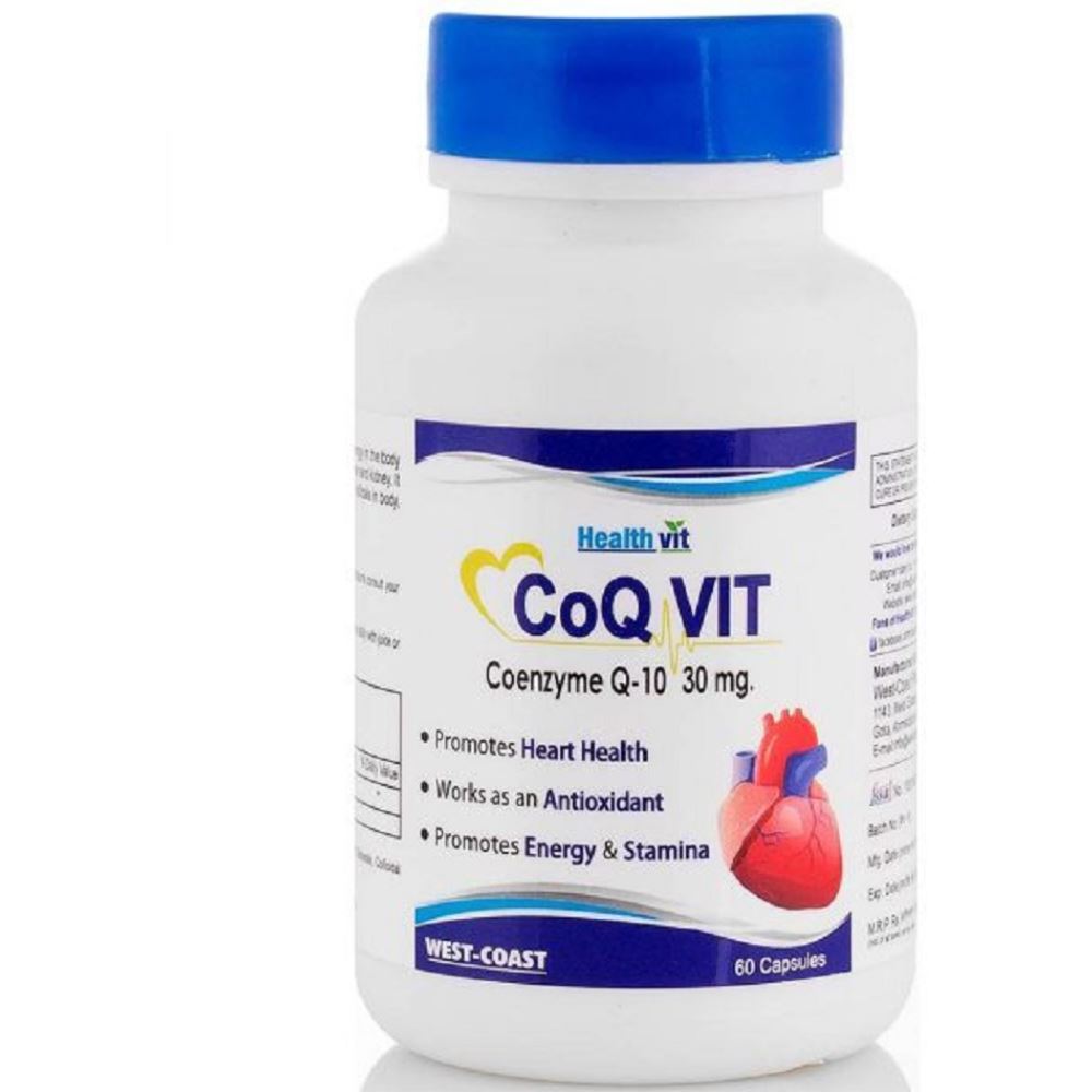 Healthvit High Absorption Co-Qvit Coenzyme Q10 - 30Mg (60caps)