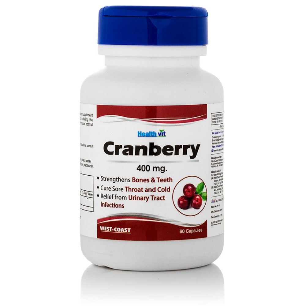 Healthvit Cranberry Extract 400Mg (60caps)