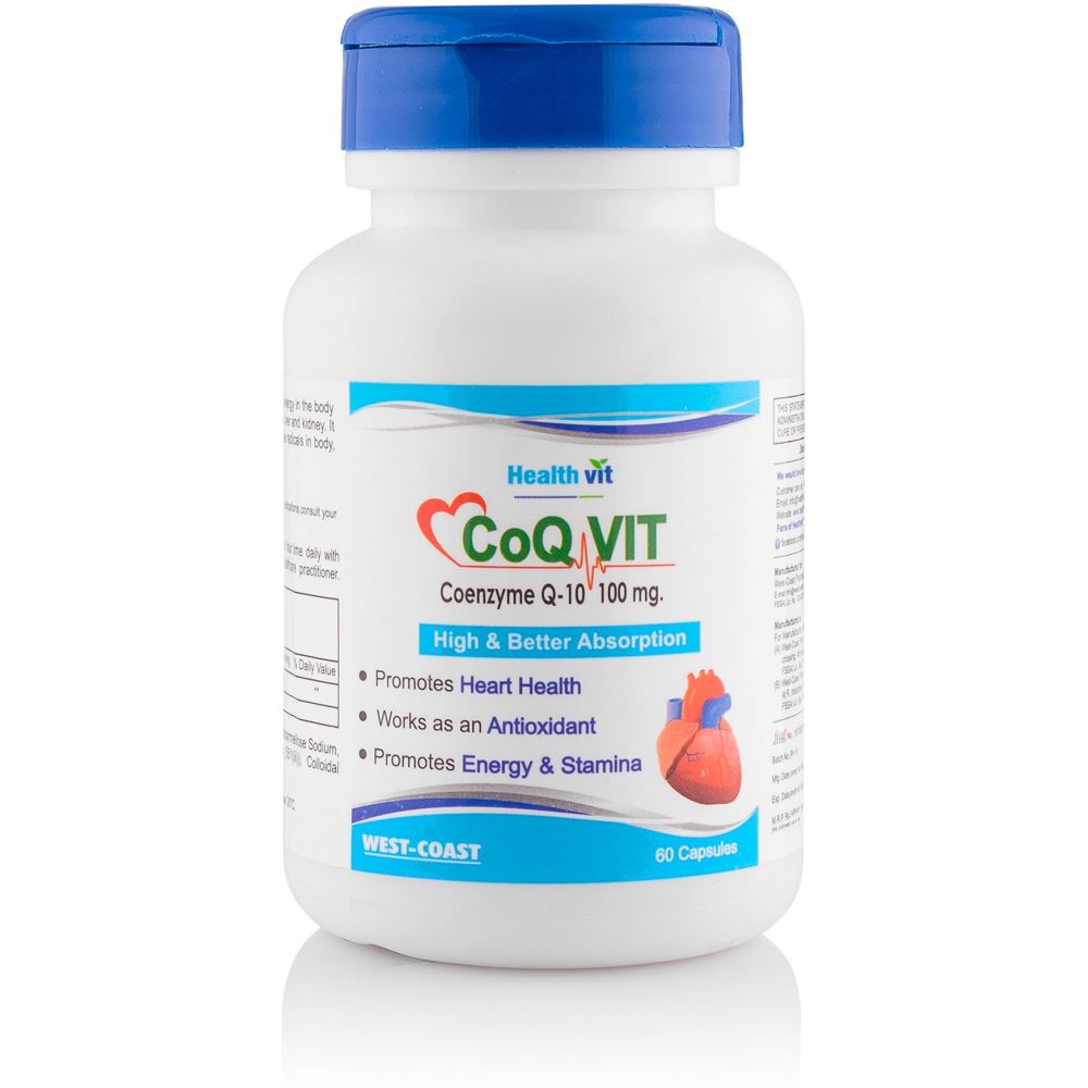 Healthvit High Absorption Co-Qvit Coenzyme Q10 - 100Mg (60caps)