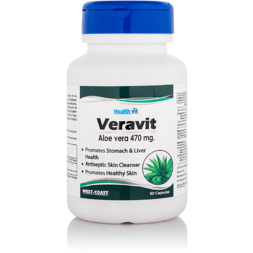 Healthvit Veravit Aloe Vera 470Mg (60caps)