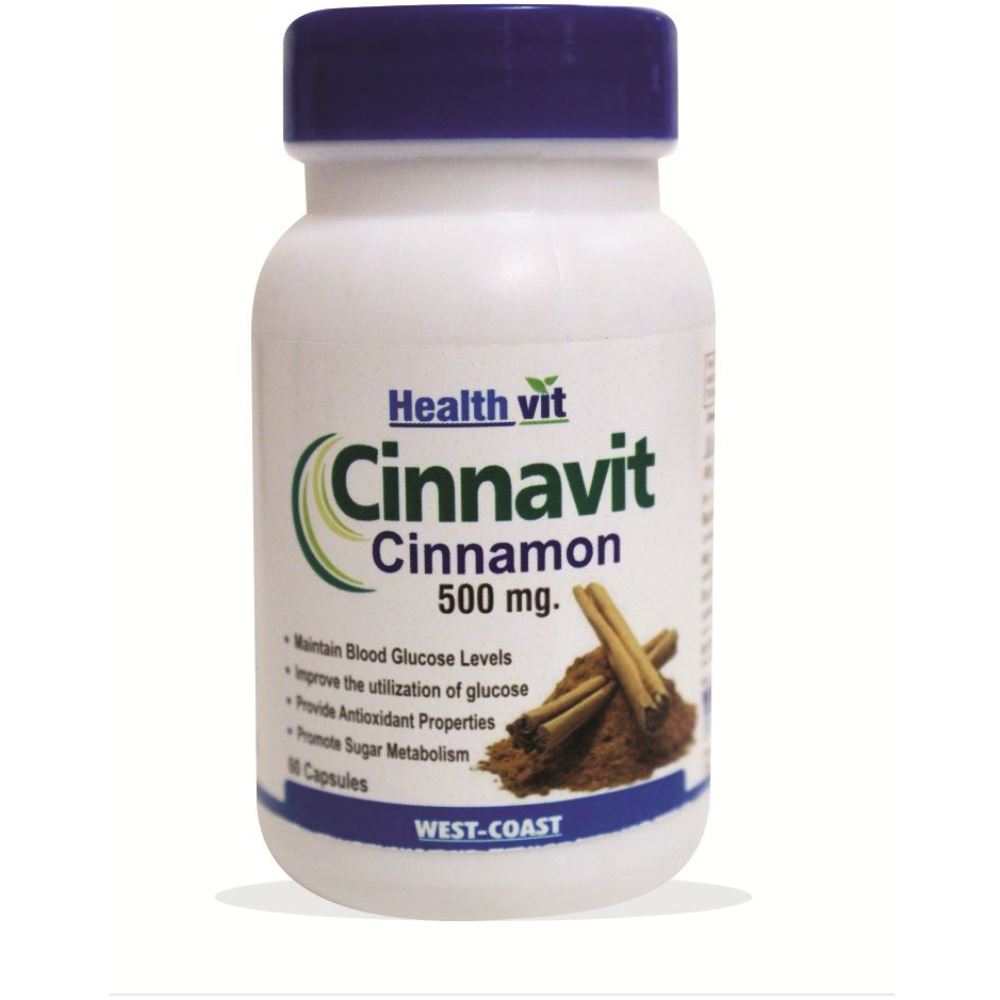 Healthvit Cinnavit Cinnamon 500Mg (60caps)