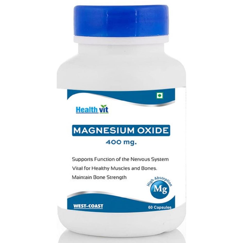 Healthvit High Absorption Magnesium Oxide 400Mg (60caps)