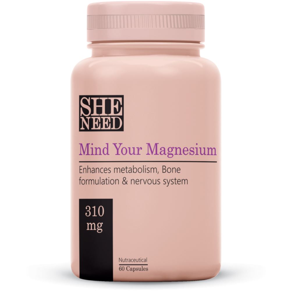 SheNeed Mind Your Magnesium Supplements (310Mg) (60caps)