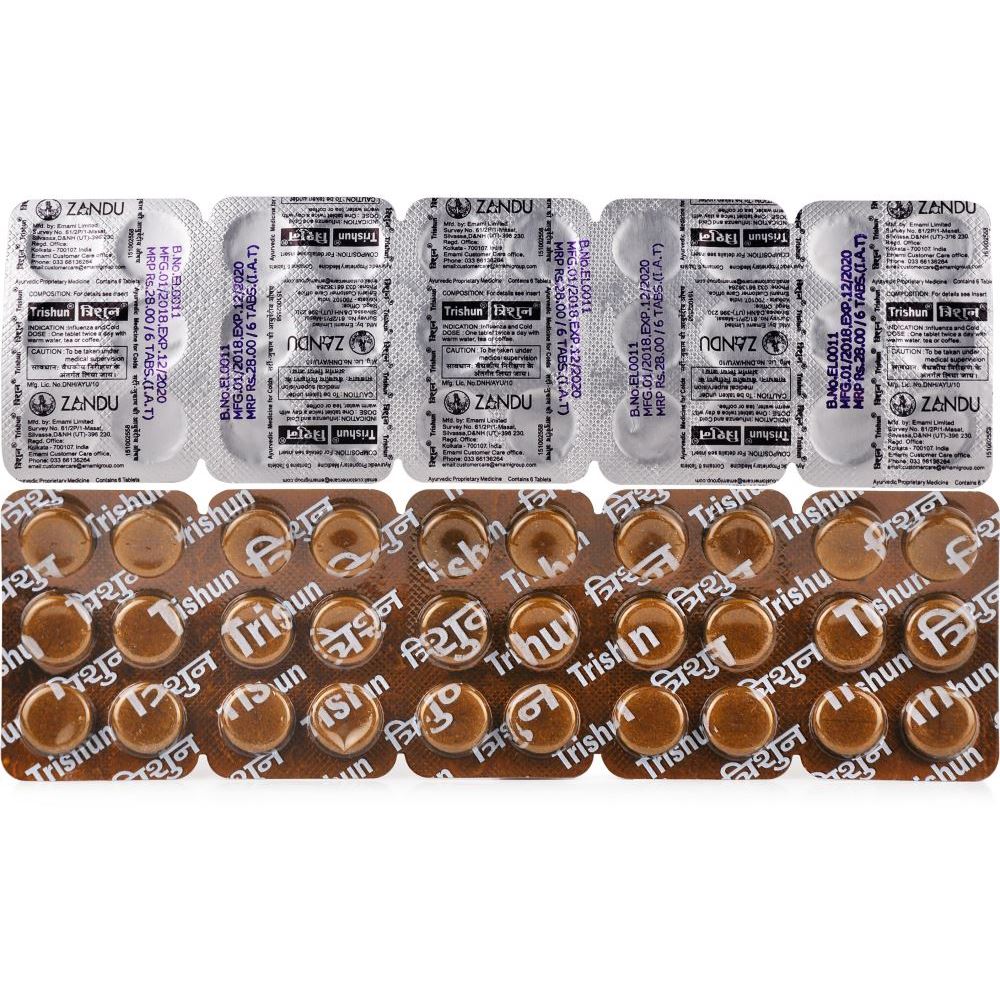 Zandu Trishun Tablet (6tab) Zandu Trishun Tablet (6tab)