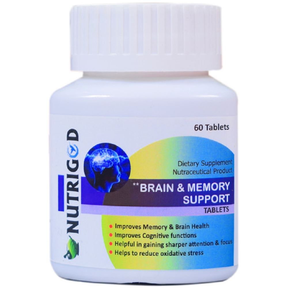 Nutrigod Brain & Memory Support Tablets (60tab)