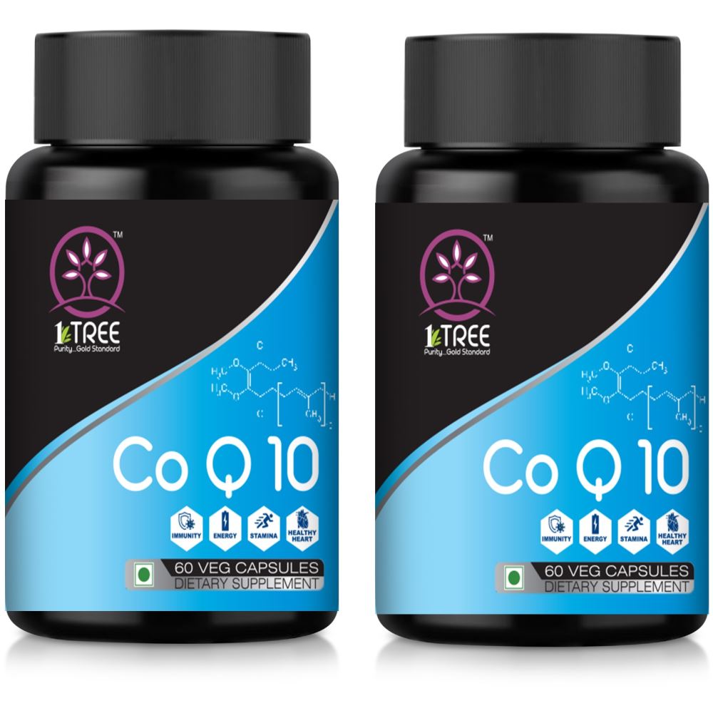 1 Tree Co Q 10 High Absorption Nutrition Capsules (60caps, Pack of 2) 1 Tree Co Q 10 High Absorption Nutrition Capsules (60caps, Pack of 2)