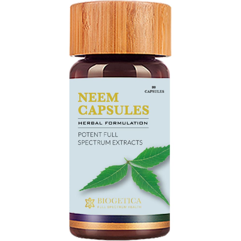 Biogetica Neem Herbal Formulation (80caps)