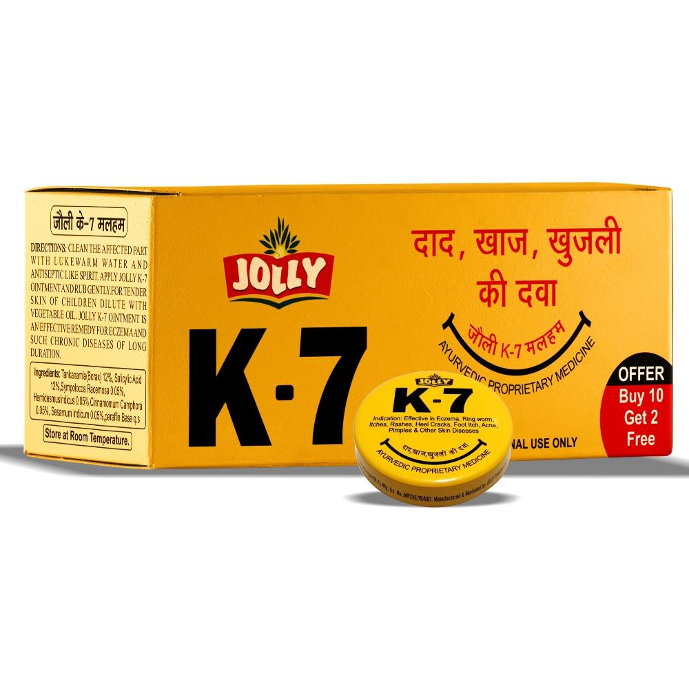 Jolly K-7 Ointment (14g, Pack of 12) Jolly K-7 Ointment (14g, Pack of 12)